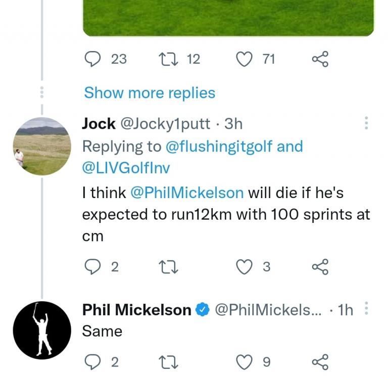 Phil Mickelson says he'd DIE as LIV Golf name XI in honour of Fifa World Cup