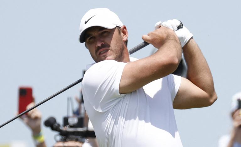 Brooks Koepka phones up for new driver during first round of LIV Golf Washington