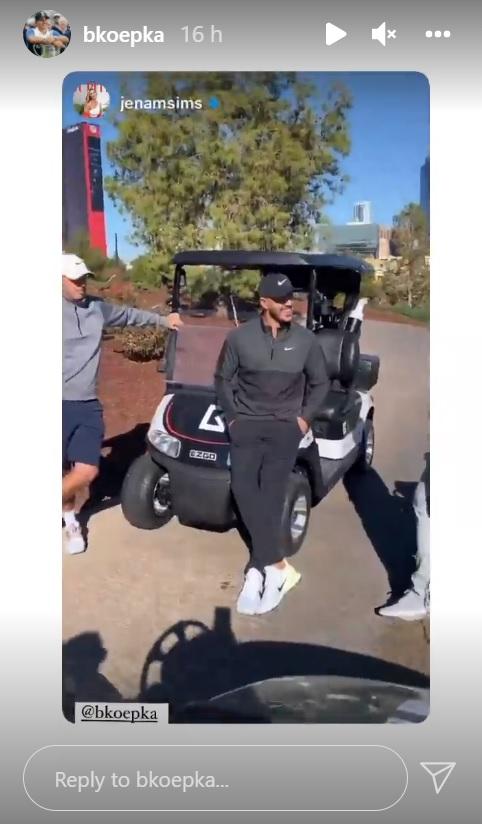 Brooks Koepka shares sneak peek of his BALLER golf cart he'll use in The Match