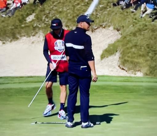 Bryson DeChambeau MOANS about not being conceded a putt at the Ryder Cup!