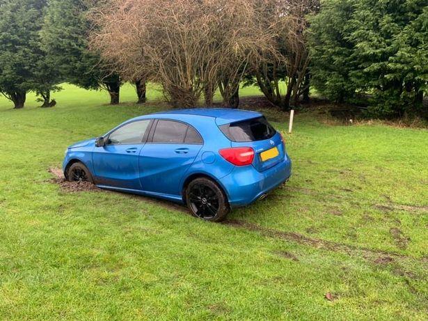Golf club FURIOUS after abandoned car causes £10,000 of damage