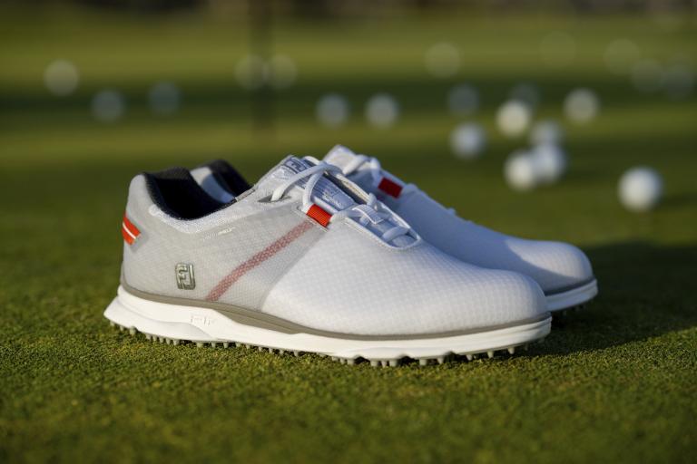 Footjoy pro sl white clearance navy orange