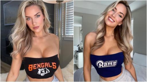 Paige Spiranac jokes about Harry Higgs after seeing him take his shirt off