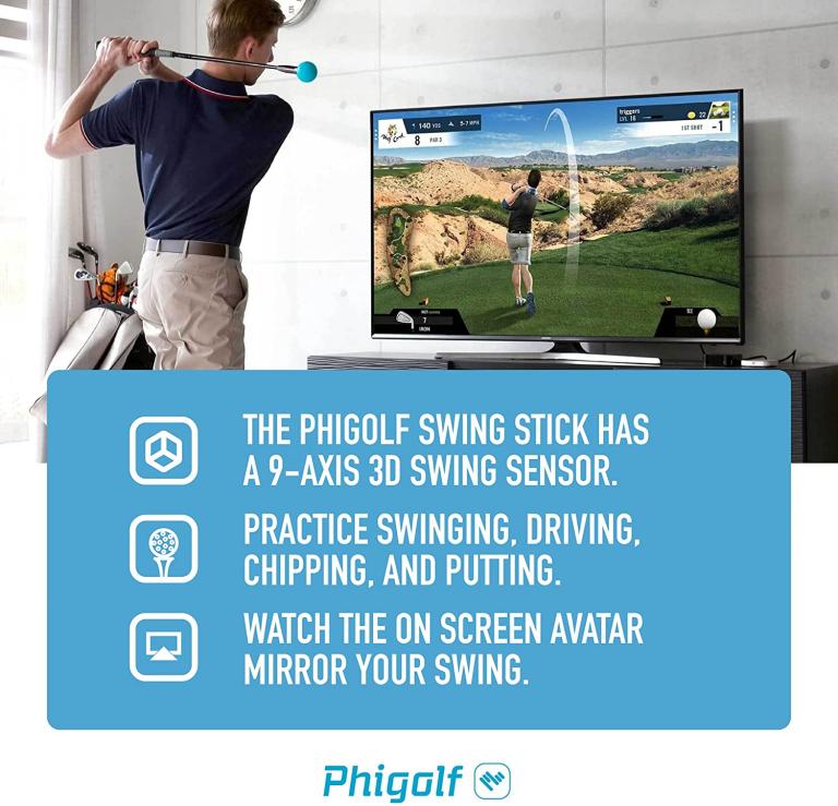 Meet the world's first THREE-IN-ONE HOME GOLF SIMULATOR!