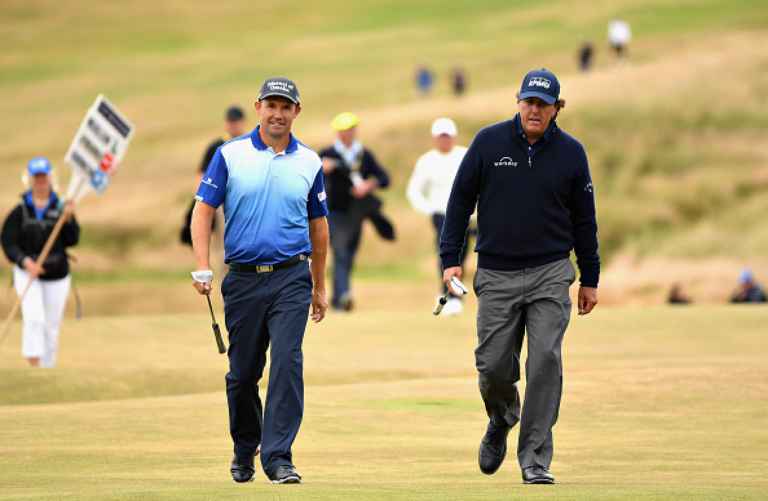 Phil Mickelson joined by Padraig Harrington for Phireside with Phil