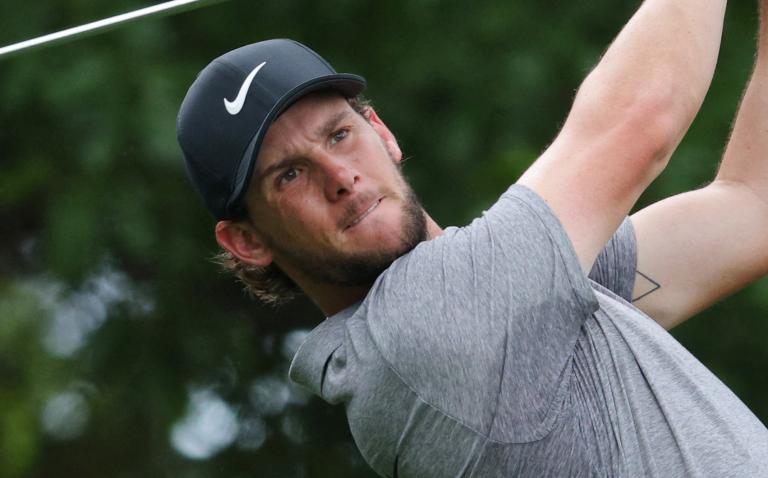 LIV Golf's Thomas Pieters throws Titleist driver into trash can at The Masters!