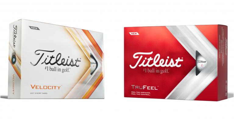 Titleist launch new Velocity and TruFeel golf balls
