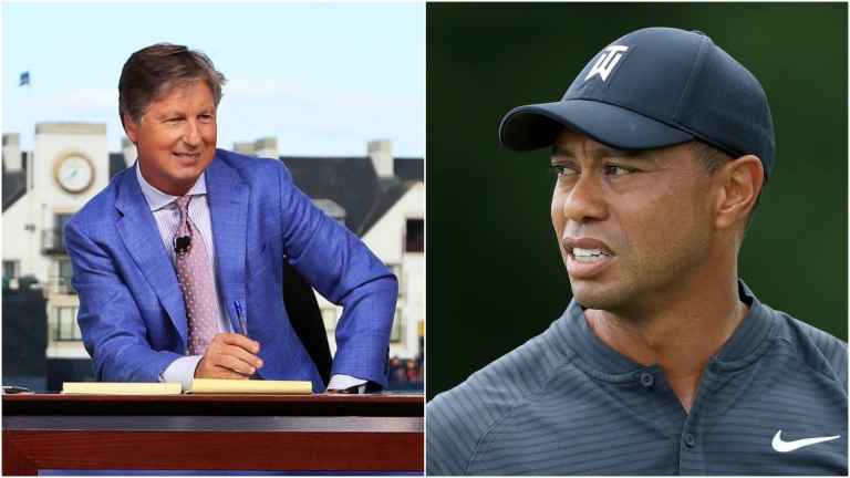 Brandel Chamblee compares Tiger Woods to "wet grocery bag"