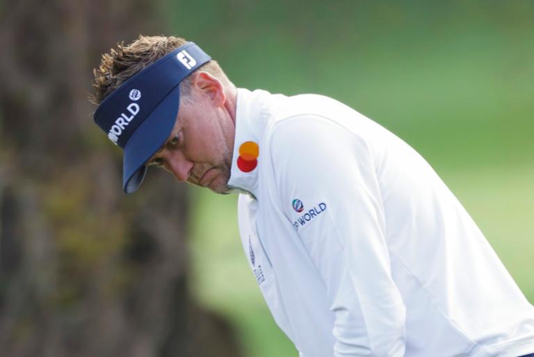Bryson DeChambeau reacts to Ian Poulter's April Fools' putting video