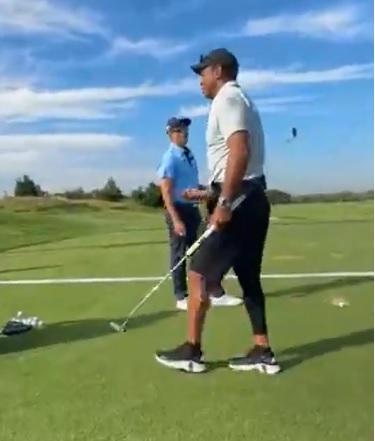 Tiger Woods completely baffled by piece of Rickie Fowler's golf equipment