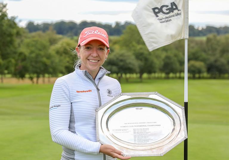 Heather MacRae, winner of the WPGA Championship in 2019 and 2020. Image free to use courtesy of Adrian Milledge.