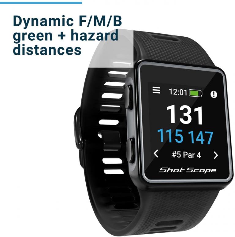 Best Golf GPS Watches with easy front, middle and back yardages