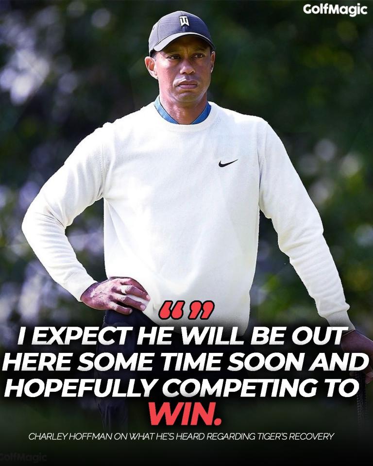 PGA Tour player Charley Hoffman: Expect to see Tiger Woods out here WINNING soon