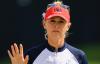 Jessica Korda shoots 66 in borrowed clothes in AIG Women's Open first round