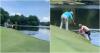 WATCH: Korn Ferry Tour pro takes a dip after hitting shoe (?) into water!