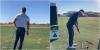WATCH: 2 PGA Tour pros had range sessions interrupted for very different reasons