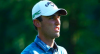 Renato Paratore hits his ball in spectator's bag at Omega European Masters