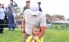 Scott Stallings comforted by young daughter after disaster hole at Torrey Pines