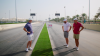 Rory McIlroy, Collin Morikawa and Tyrrell Hatton take on 'The One Yard Fairway'