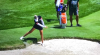 Nelly Korda WHIFFS bunker shot on her final hole at Evian Championship