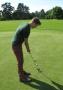 Golf Practice Drills: compress ball