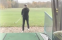 England Golfer performs AMAZING TRICK SHOT on driving range