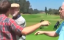 Golf prank goes BADLY WRONG as senior golfers smash up remote-controlled car!