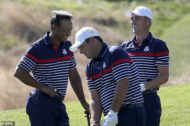 Tiger Woods gets mocked by Justin Thomas for receding hairline 