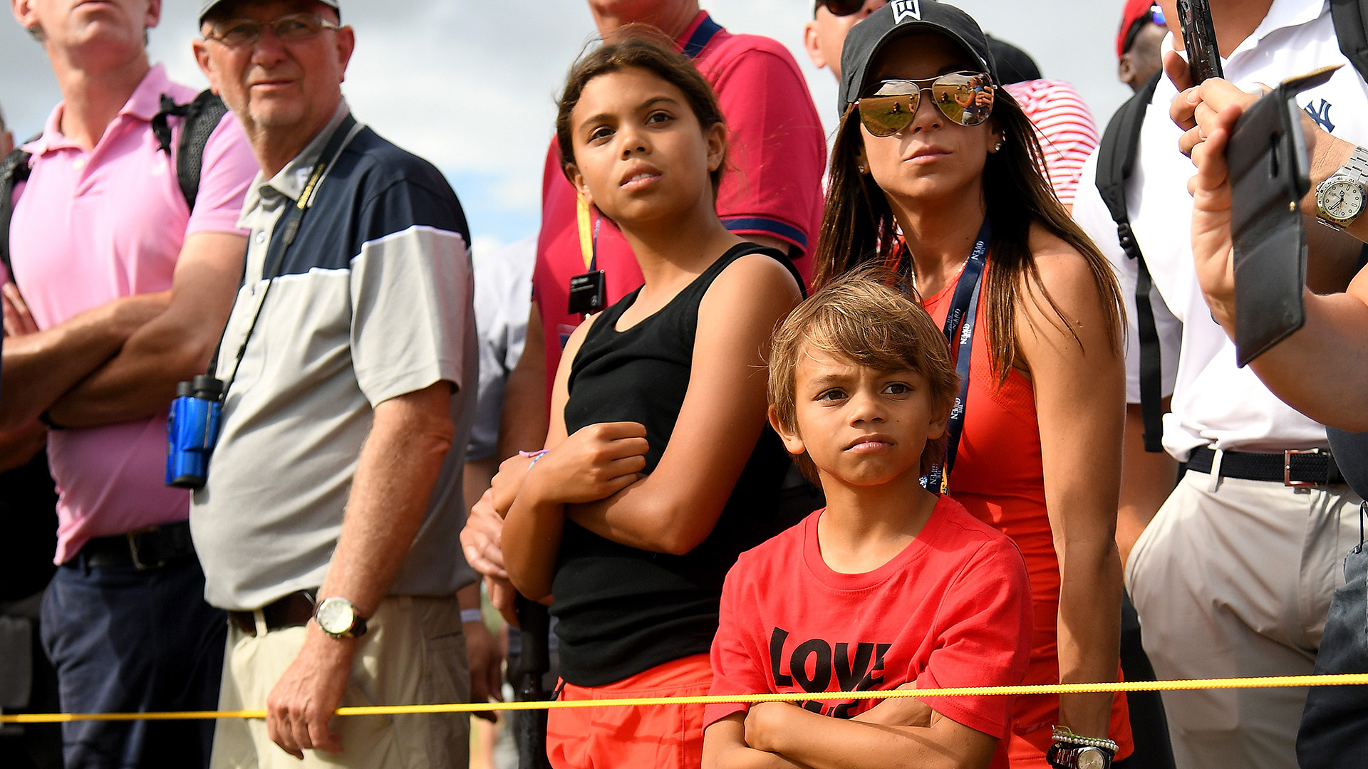 Tiger Woods to kids after Open T6: Hopefully you're proud of pops