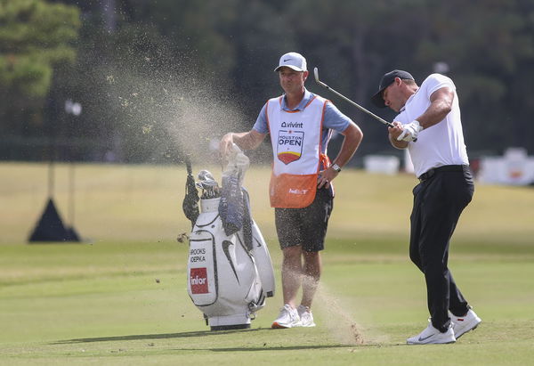 Brooks Koepka SPLITS with golf coach Claude Harmon III