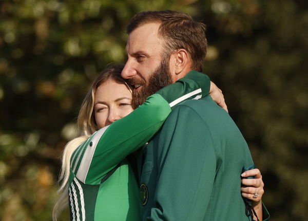 Dustin Johnson brought to tears during his Masters winning speech