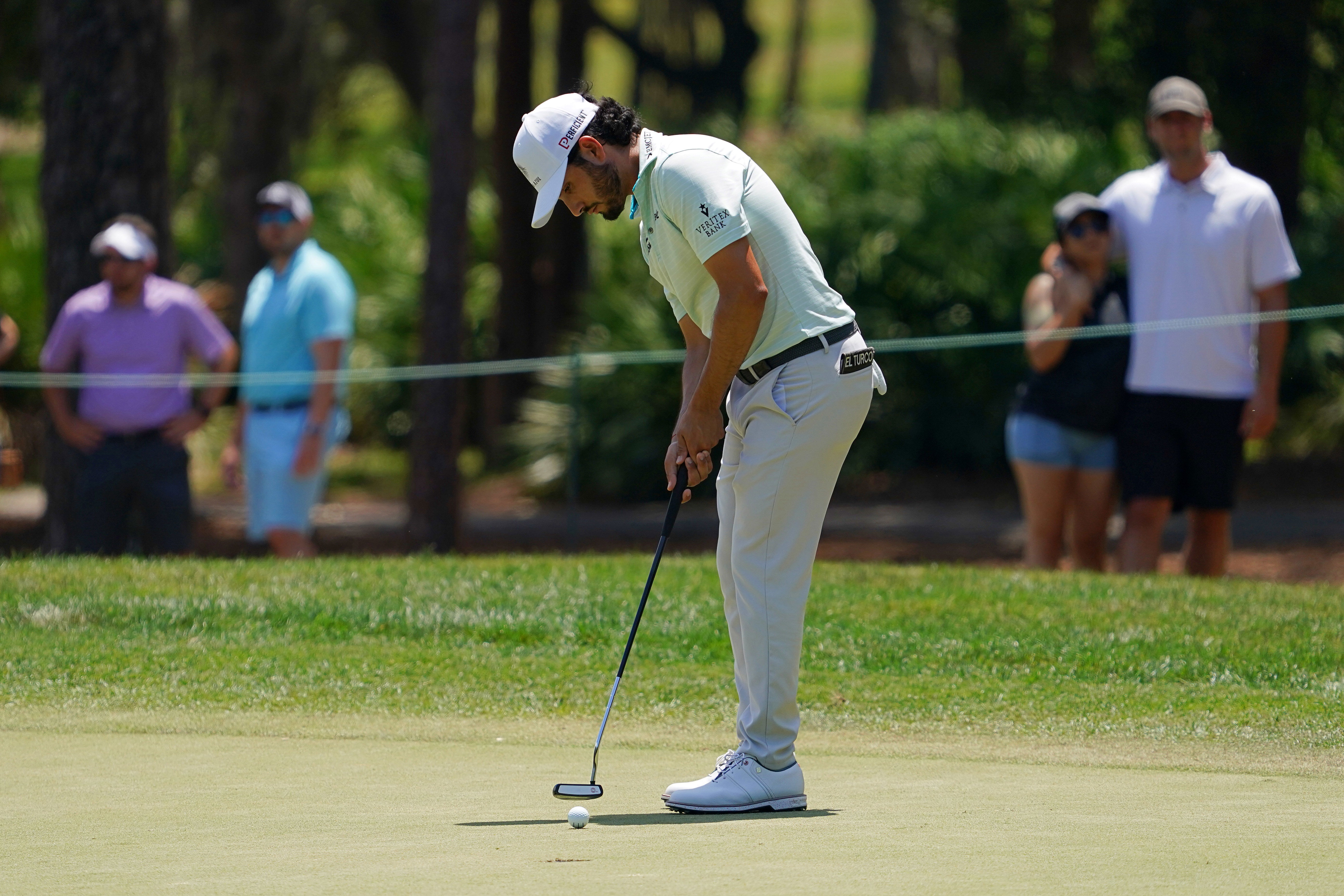 Abraham Ancer sent Tiger Woods early handshake clip "north of 10,000 times"