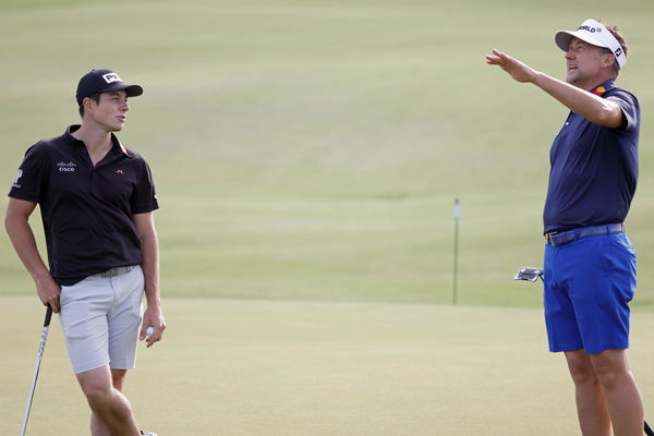 Golf fans react as Ian Poulter SUFFERS awkward handshakes on PGA Tour