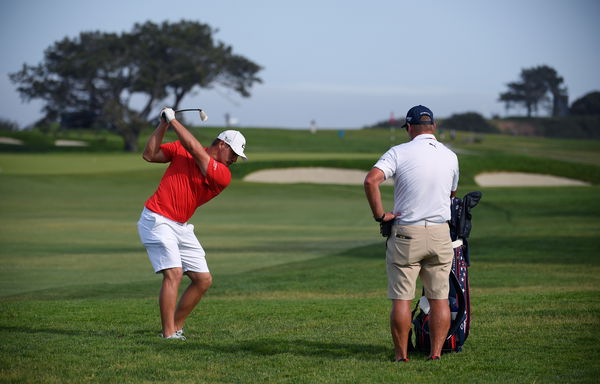 Bryson DeChambeau SPLITS with caddie Tim Tucker ahead of Rocket Mortgage Classic