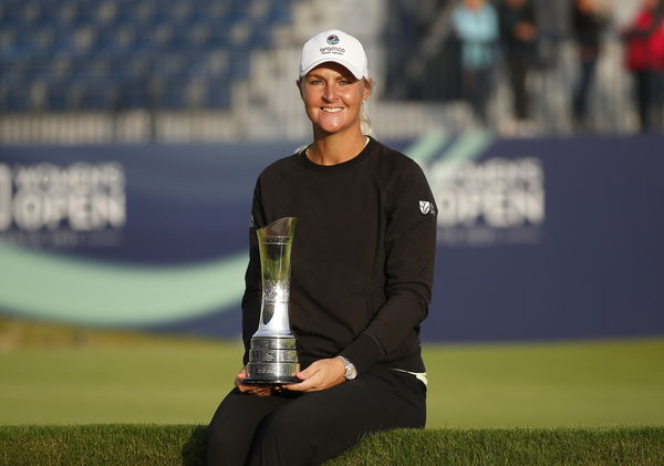 WATCH: Nanna Koerstz Madsen's BUNKER SHANK on 18 at AIG Women's Open