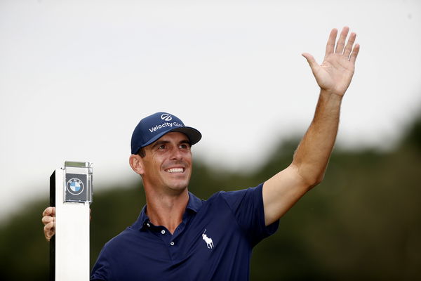 Billy Horschel toasts BMW victory with West Ham STARS Declan Rice and Mark Noble