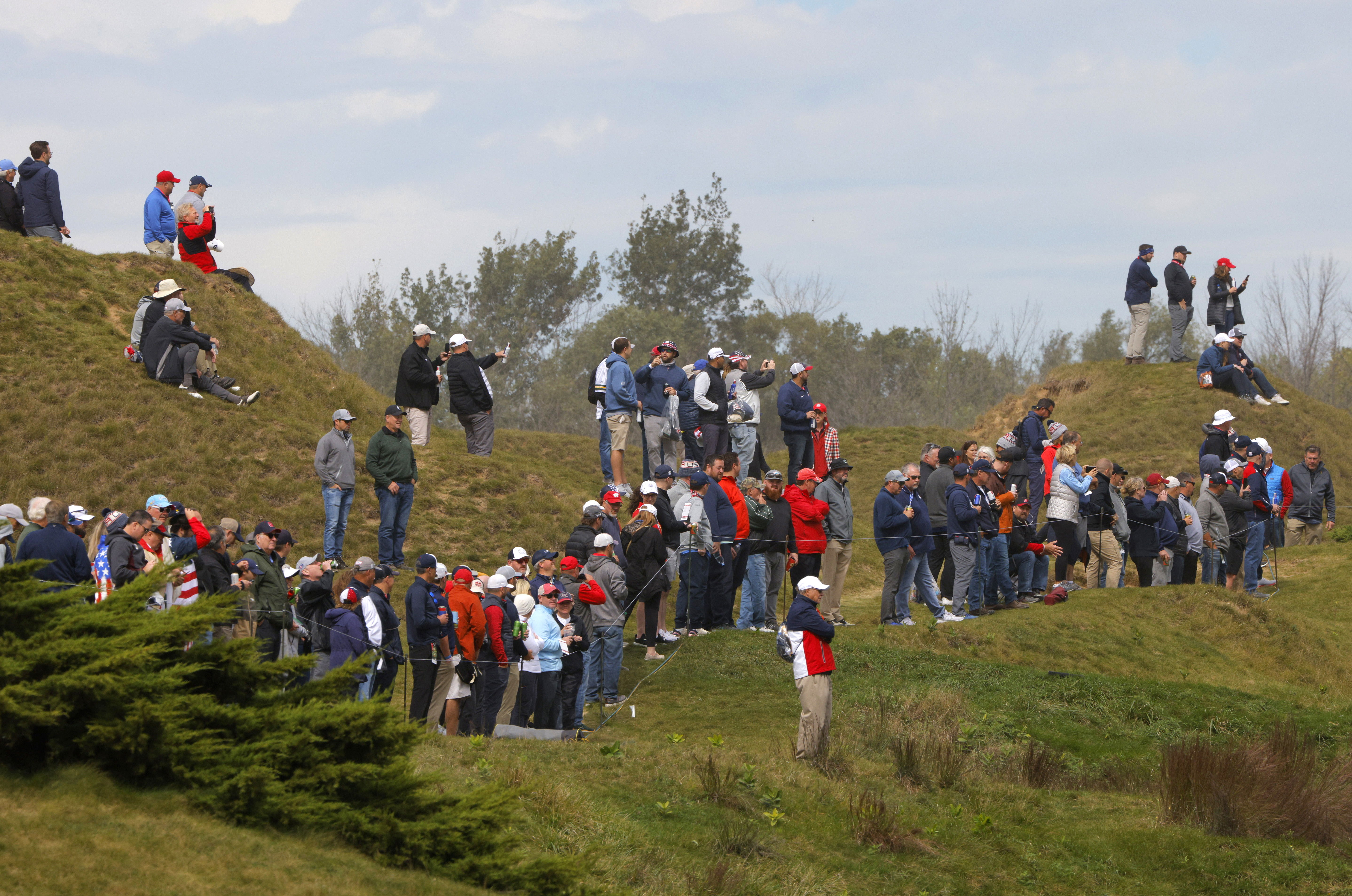 Behaviour of US fans CRITICISED in early stages of day one at Ryder Cup