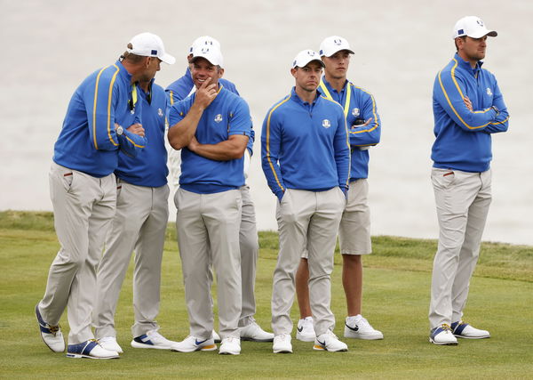 Padraig Harrington REACTS to hairstyle choice in TV clip from 1992