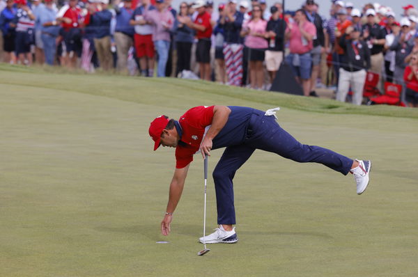 Brooks Koepka is using AIMPOINT on the greens but admits he is WINGING IT!