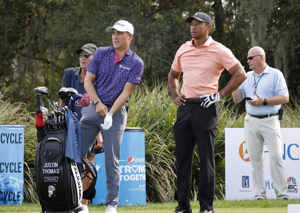 Justin Thomas reacts to Tiger Woods dressing as Batman at Comic Con