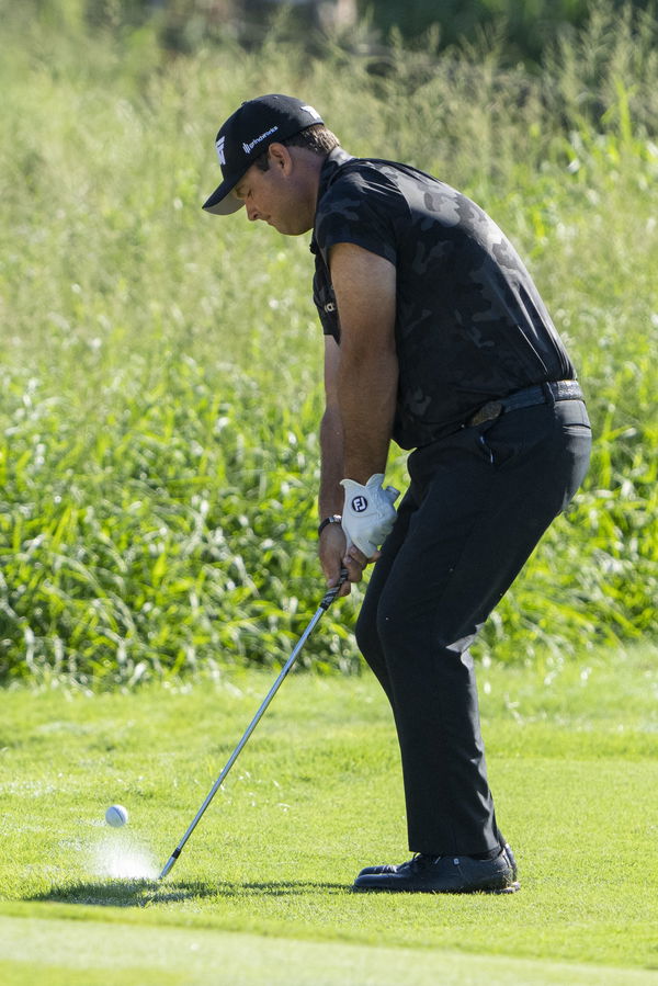 WATCH: Patrick Reed hits a massive driver with a helicopter finish