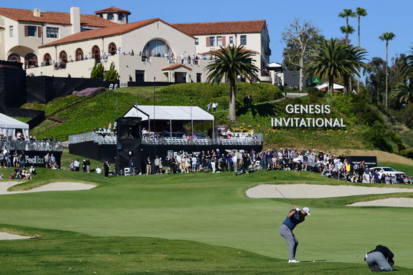 WATCH: Two golf fans FAKE injuries after Jon Rahm tee shot at Riviera