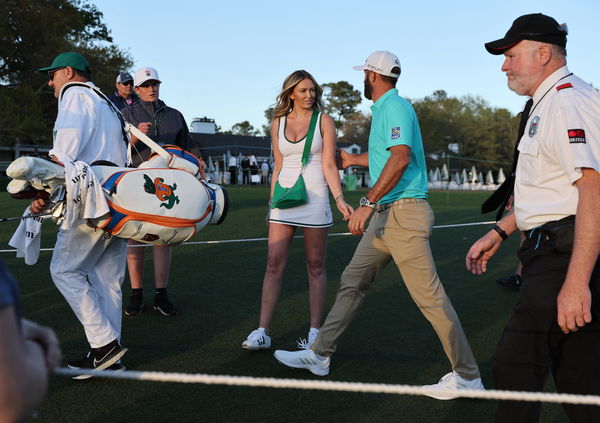 Paulina Gretzky dresses for the occasion at The Masters to cheer on DJ