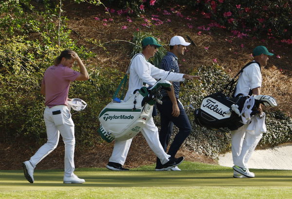 Cameron Smith reacts to his implosion on Augusta's 12th at The Masters