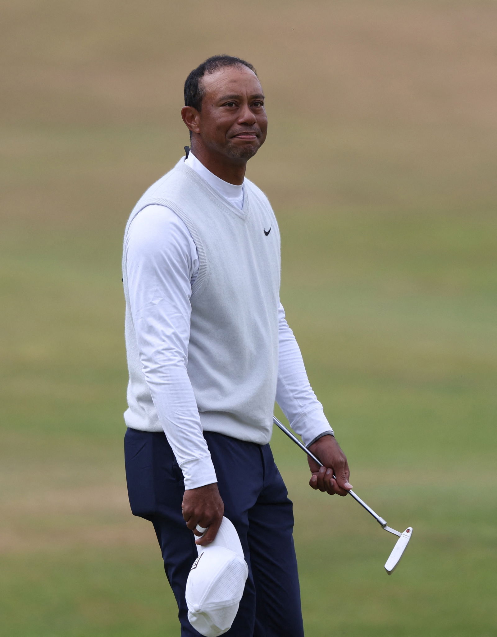 Tiger Woods in tears at St. Andrews: 