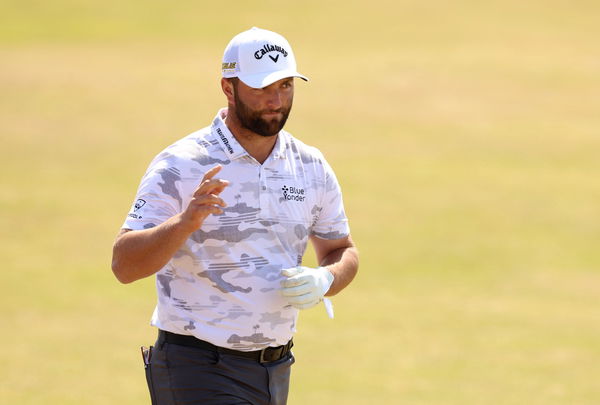 WATCH: Unamused Jon Rahm stares down fan at BMW Championship: 