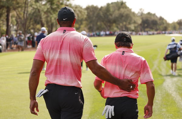 Tiger Woods shuts down reporter's question to Charlie Woods: 