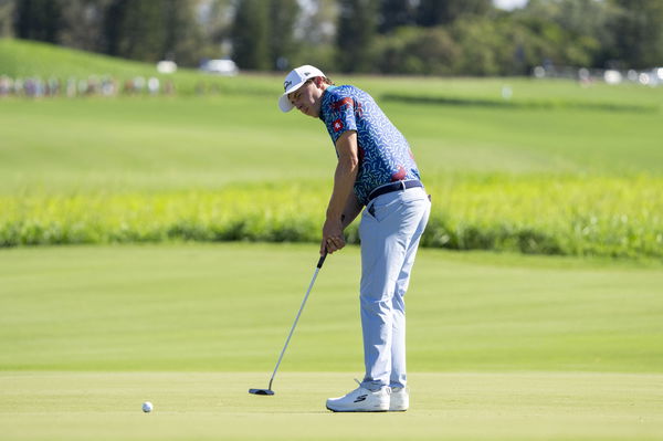 Collin Morikawa had A LOT of questions about Matt Fitzpatrick's shirt in Kapalua