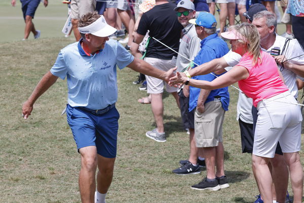 Ian Poulter gives it large to DJ sensation Fisher at LIV Golf Adelaide!