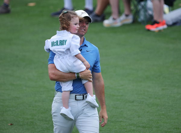 Pictures: Rory McIlroy packs on PDA with Erica Stoll at Masters Par 3 Contest